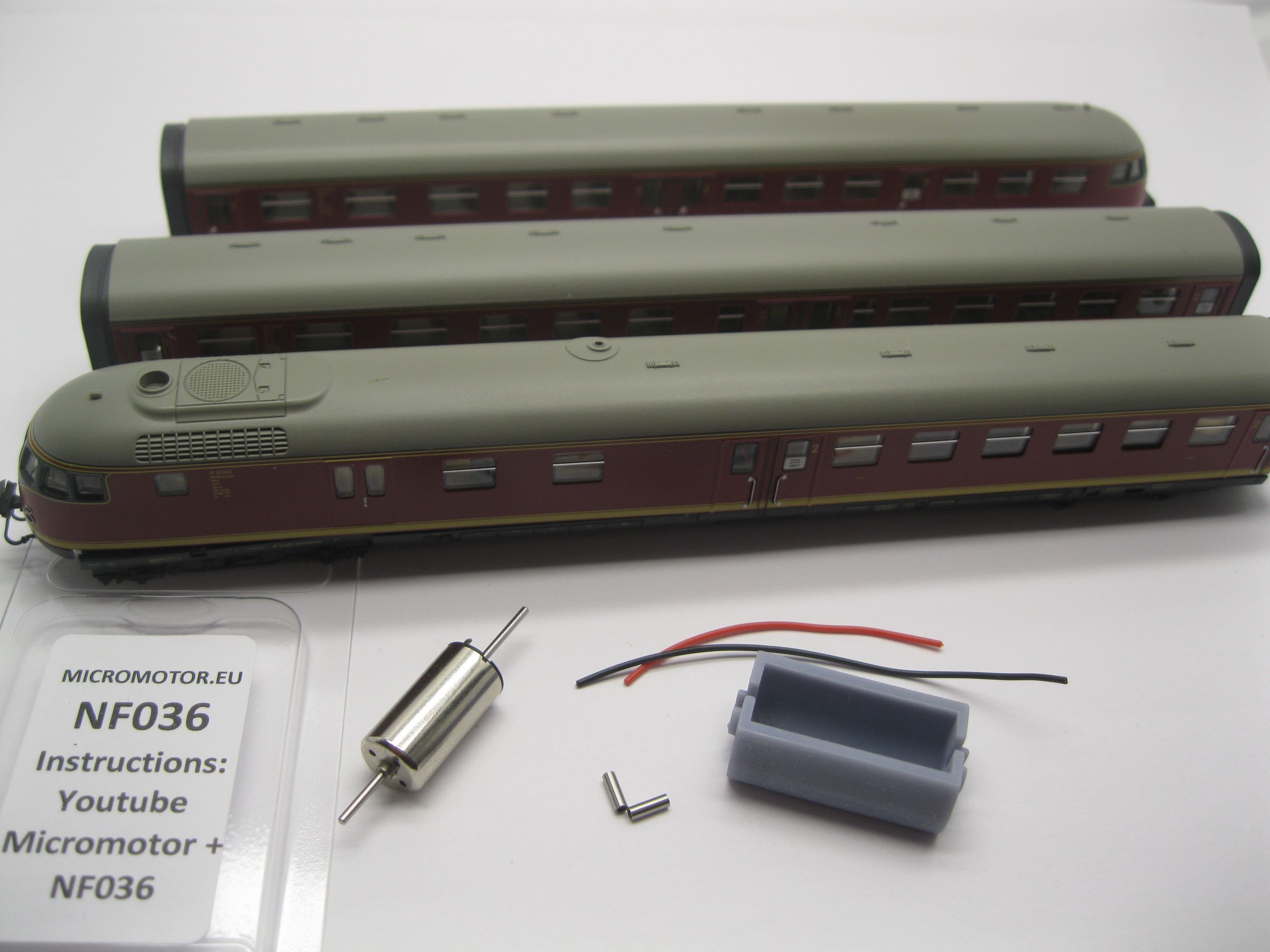 Replacement motor kit for Flm VT 12.5, BR 612