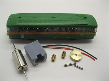 Replacement motor kit for VT 95, BR 795, Renfe 591, AMFT 551