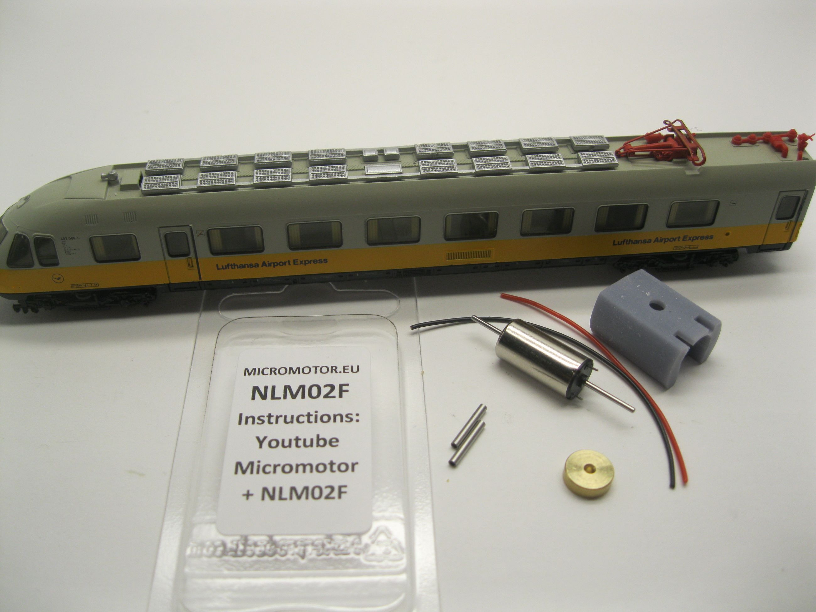 Replacement motor kit for Lima Minitrains ET 403 (2 drivningar)