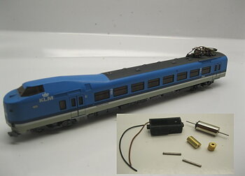 Replacement motor kit for Minitrix NS Koploper