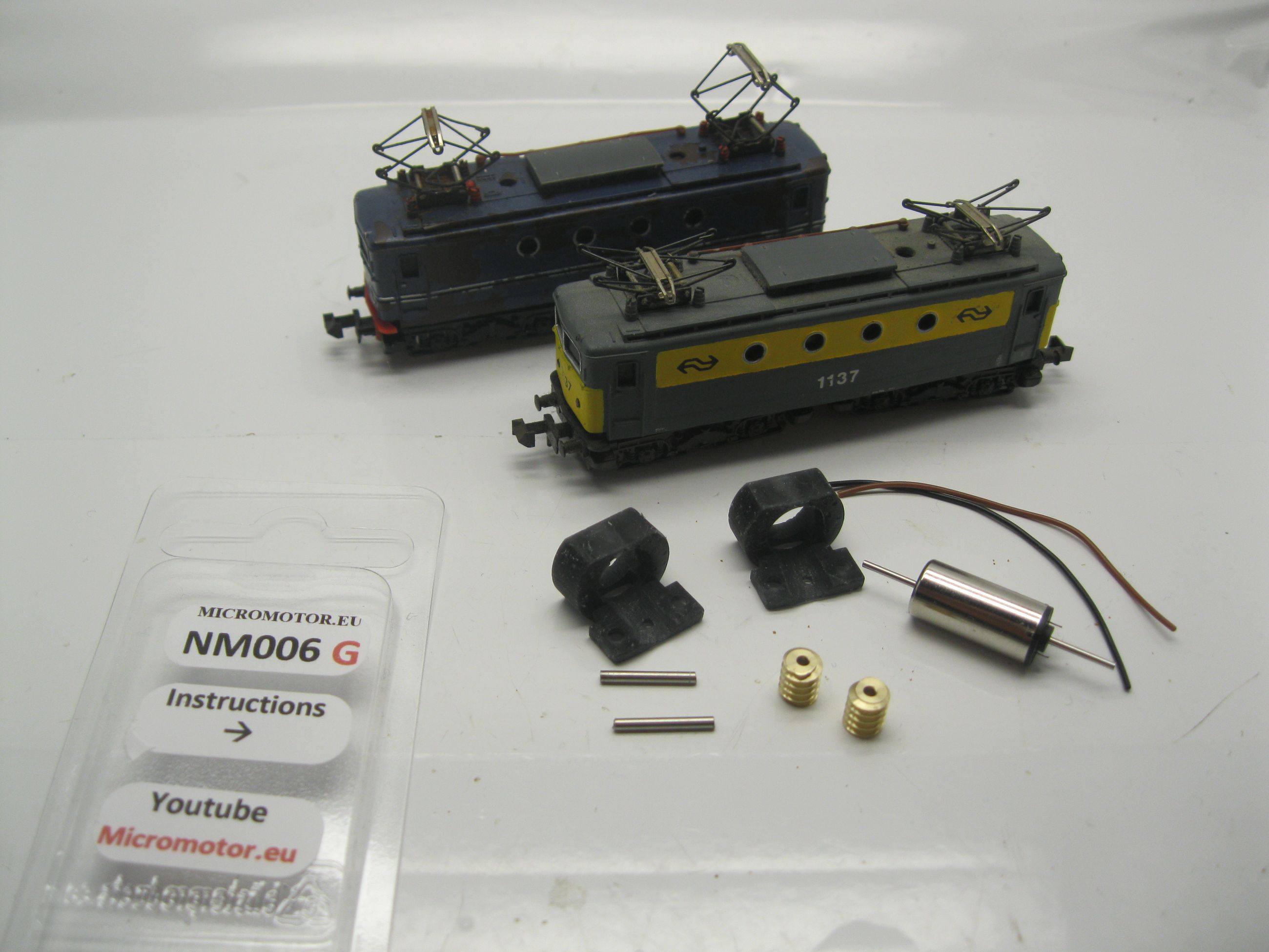 Replacement motor kit for Minitrix NS 1100 / SNCF 22006