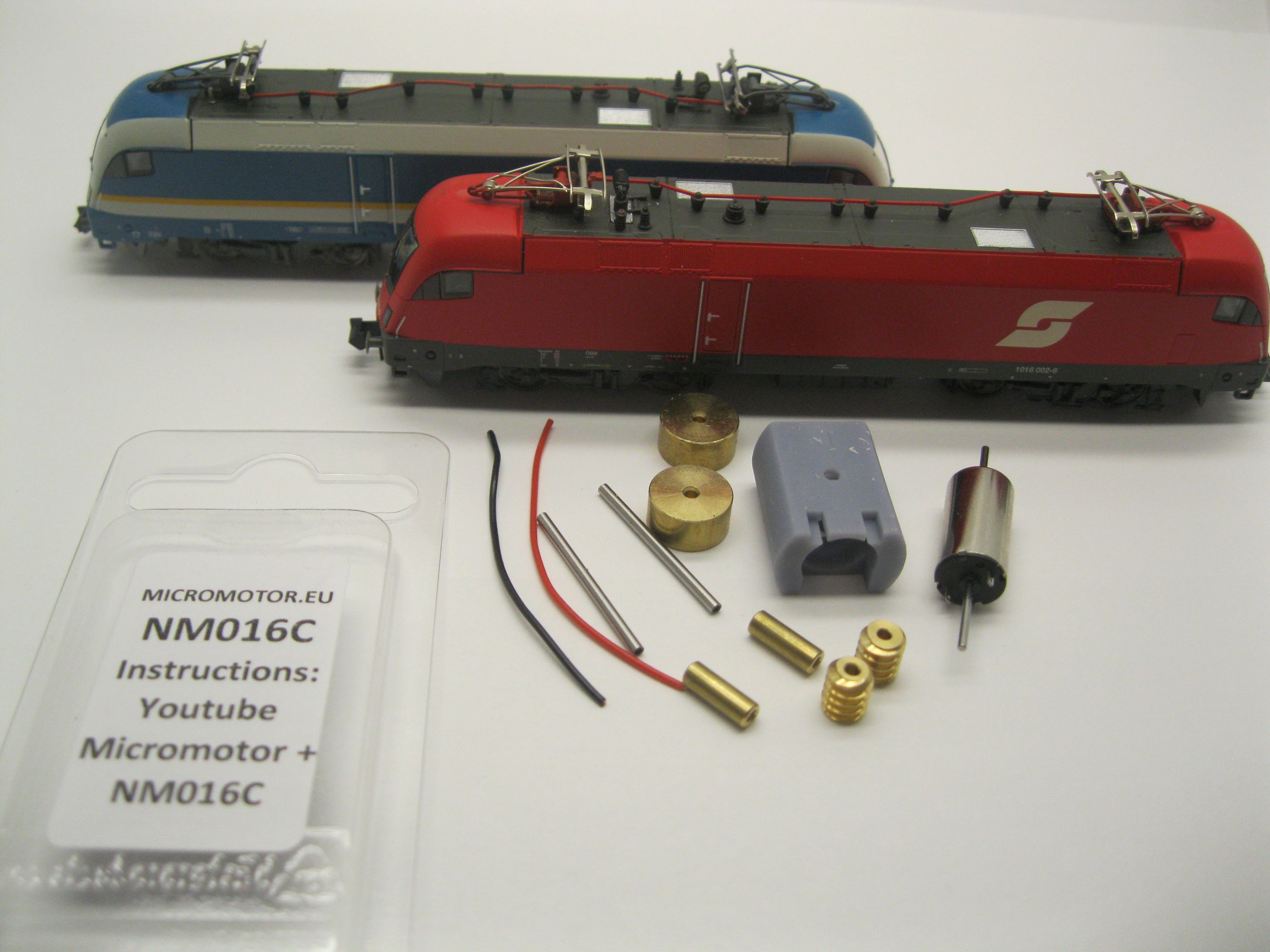 Replacement motor kit for Minitrix BR 127, BR 152, BR 182, BR 183, BR 189, RENFE BR 252,  ES 64 P, ES 64 F4, SBB Re 474, ÖBB  1016/1116, GYSEV  470