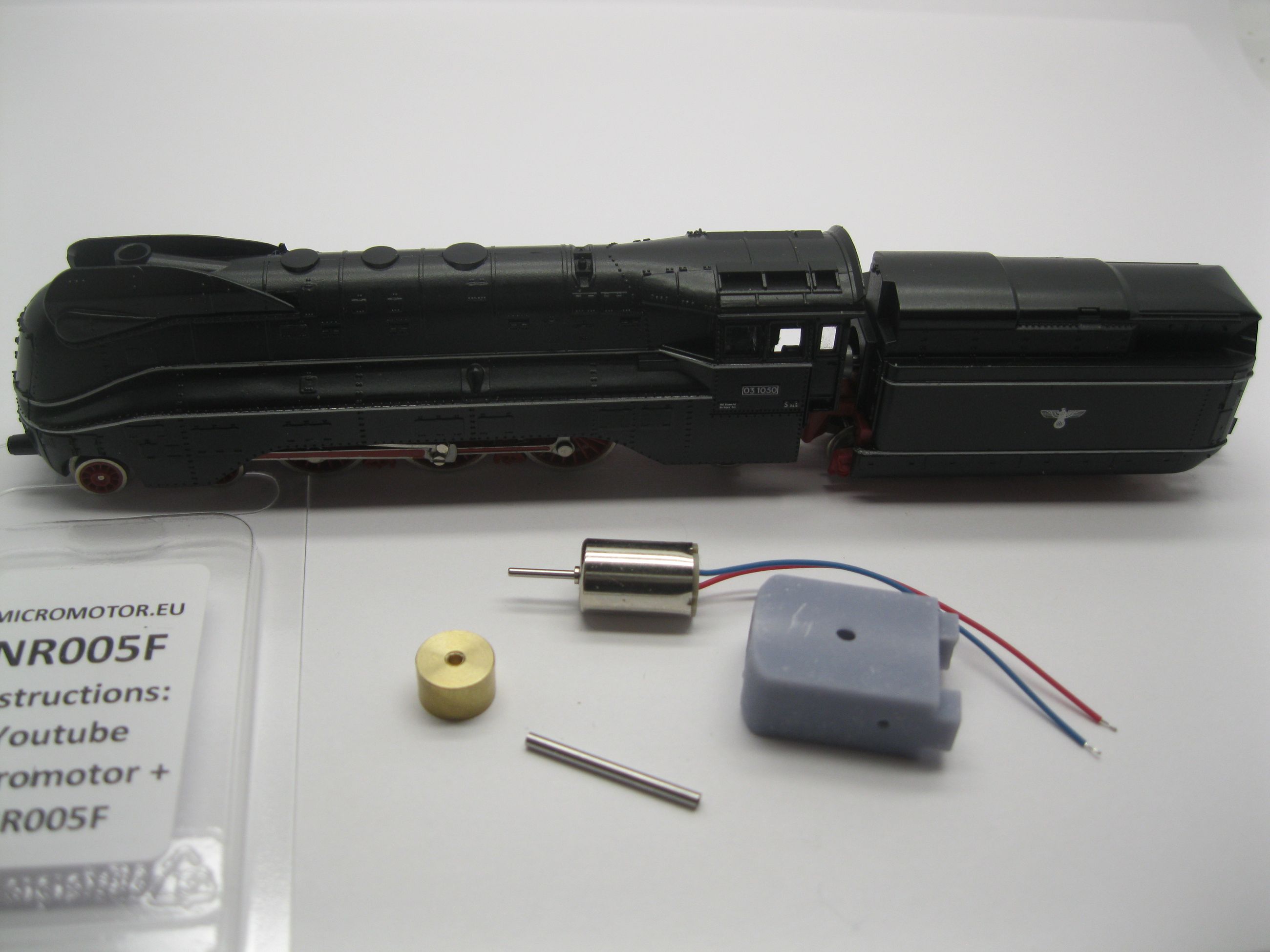 Replacement motor kit for Roco BR 03.10