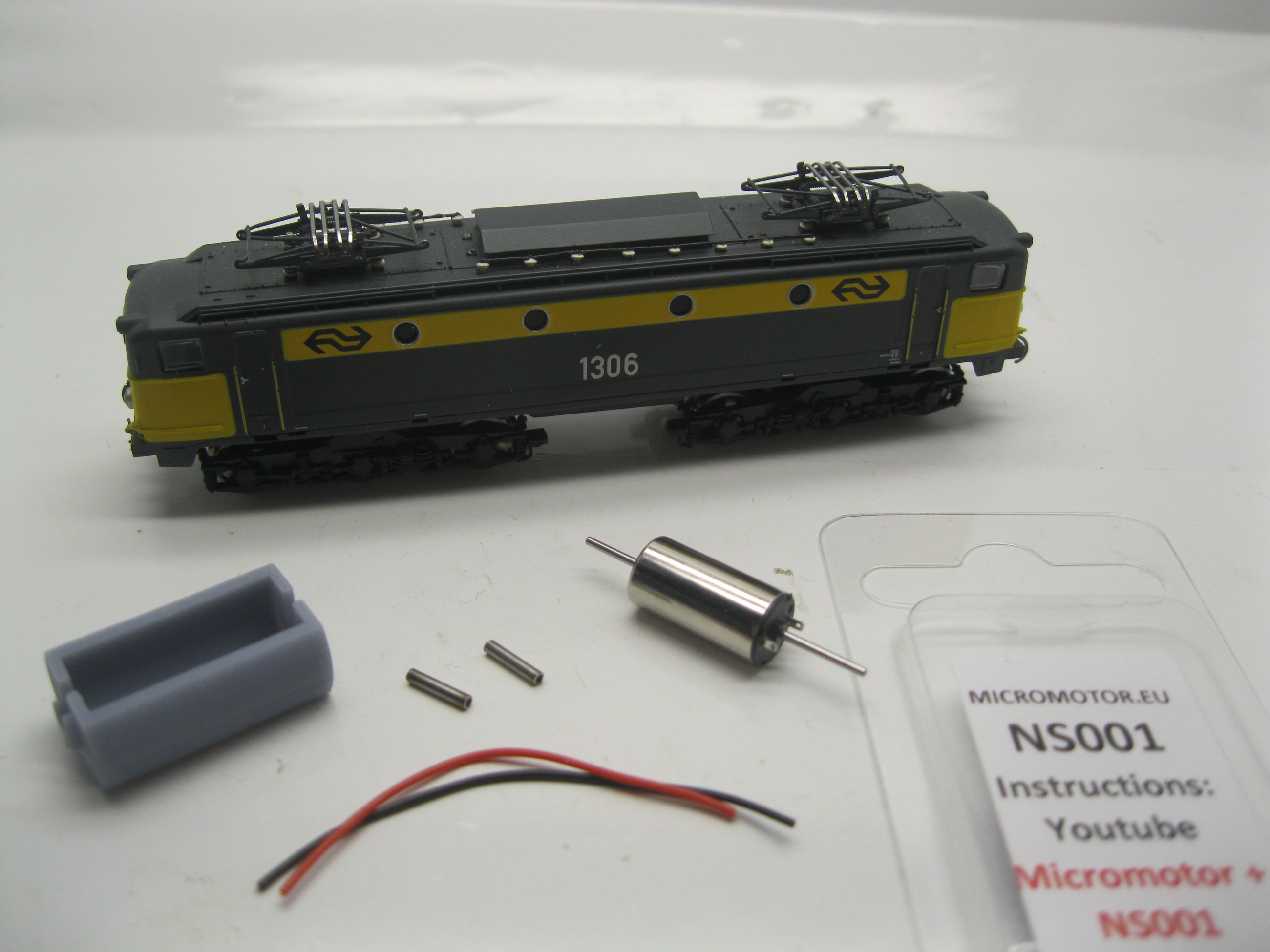 Replacement motor kit for Startrain NS 1300, SNCF CC 7100, Renfe Alsthom 276