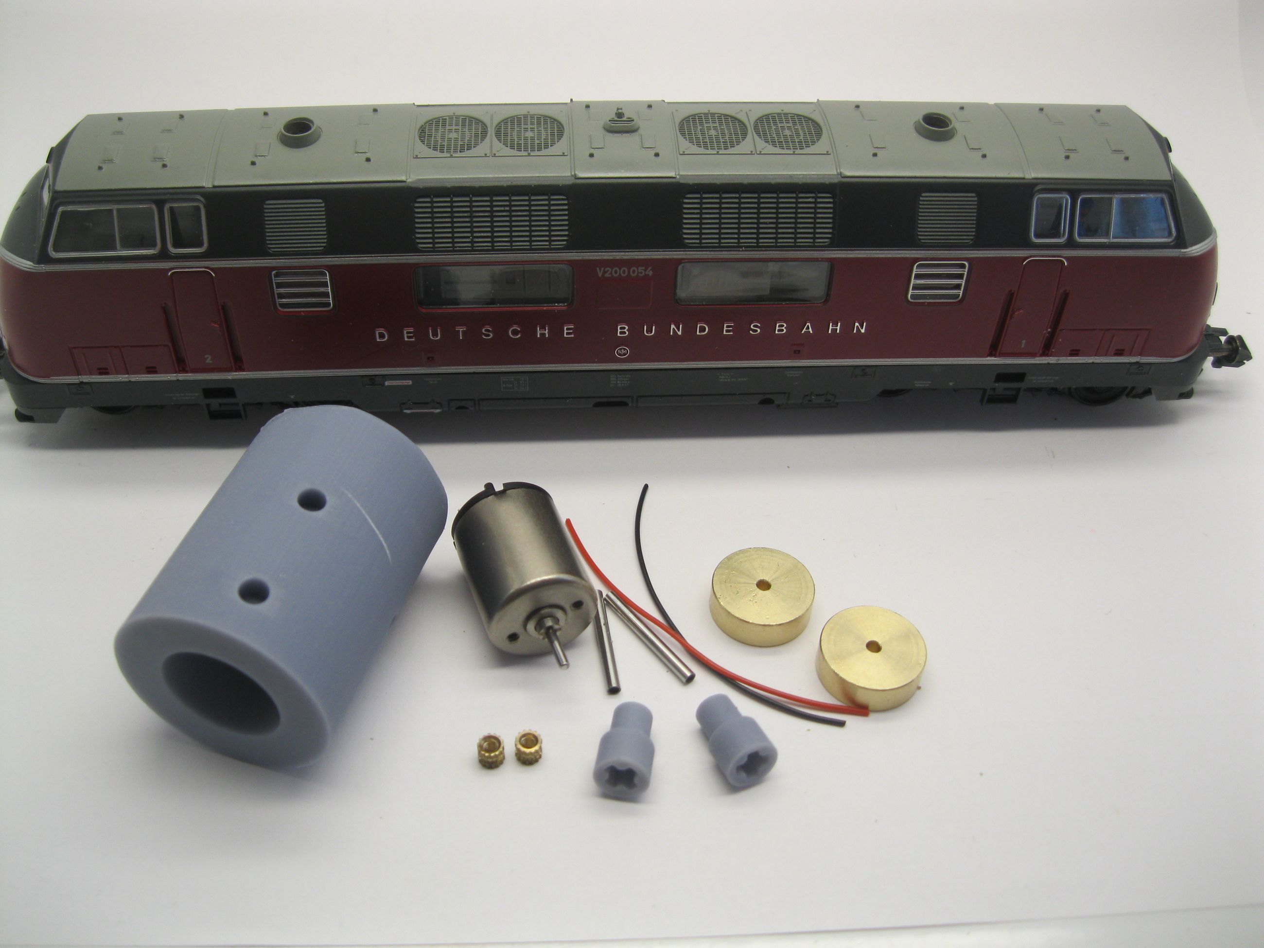 Utbytesmotor till Roco BR 103, BR 215, BR 220, BR 601 mfl
