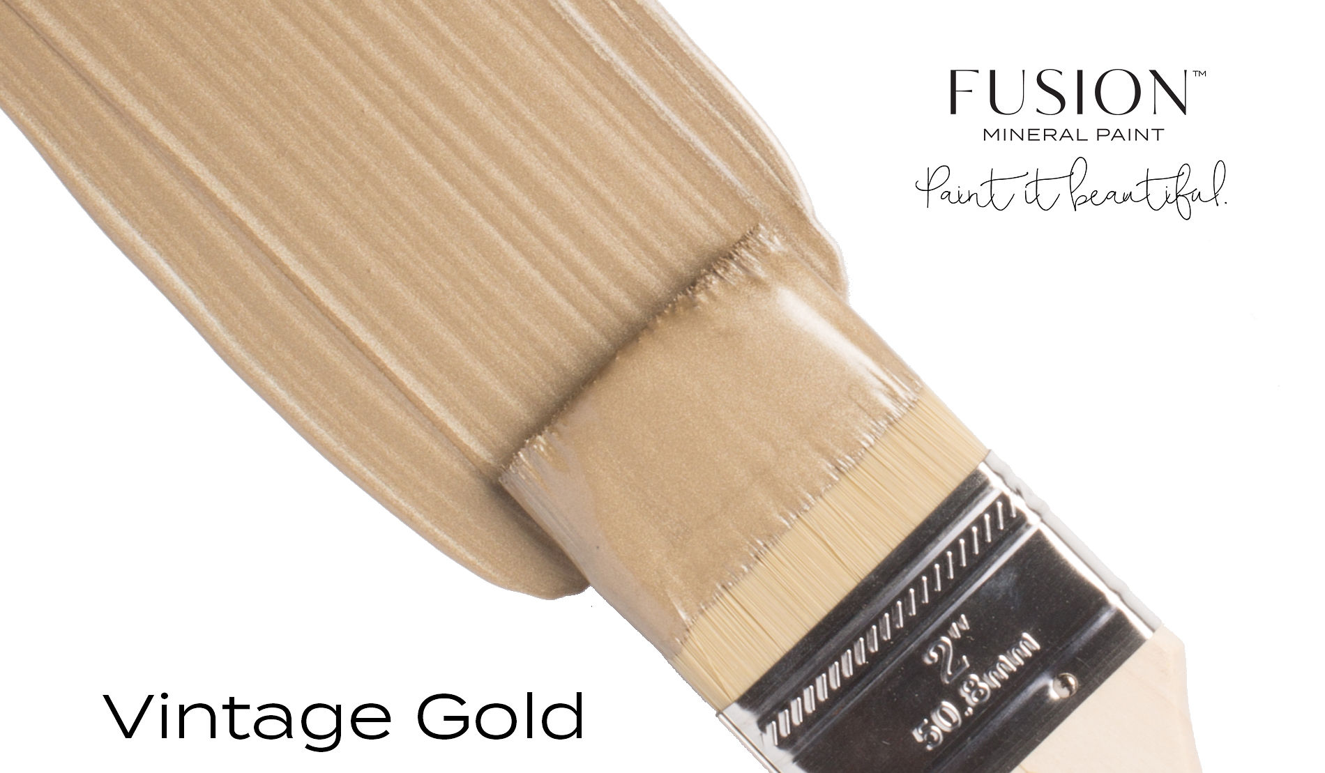 Fusion Mineral Paint Metallic Vintage Gold 250 ml Monicas Butik