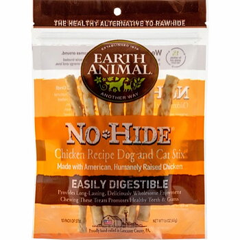 Earth Animal No-Hide Venison Chews Stix 10-pack
