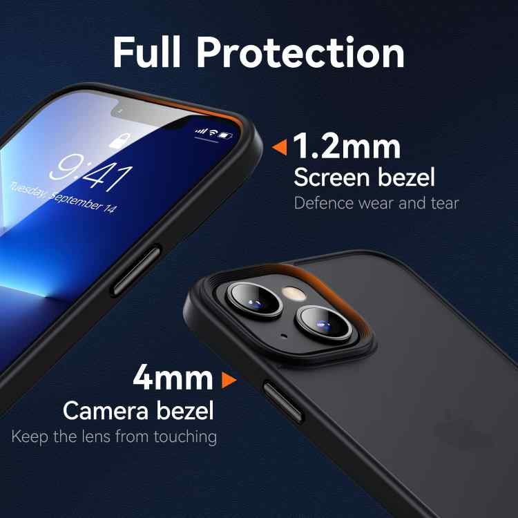 iPhone 13 Fodral - Matt Svart - 3