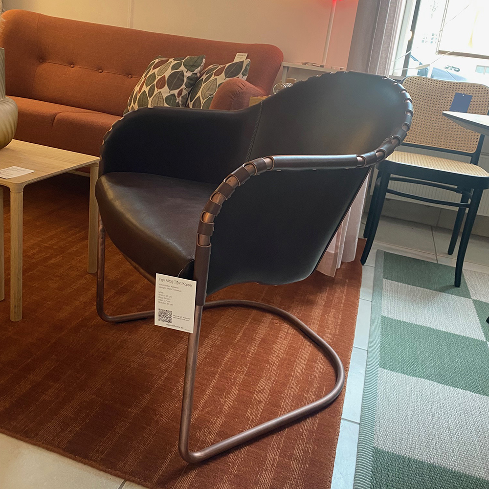 Ingo Armchair Cigarr/Copper - Design bargin/Display item* - Källemo