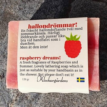 Hallondrömmar, tvål, 120g /