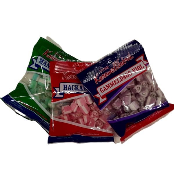 Polkakaramell i påse - 3-pack