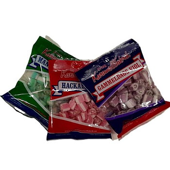 Polkakaramell i påse - 3-pack