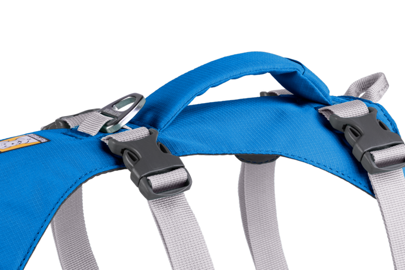 Ruffwear Flagline Koiran valjaat - Blue Dusk, koiran valjaat kahvalla