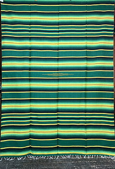 Mexicofilt Serape gröngul twotone 