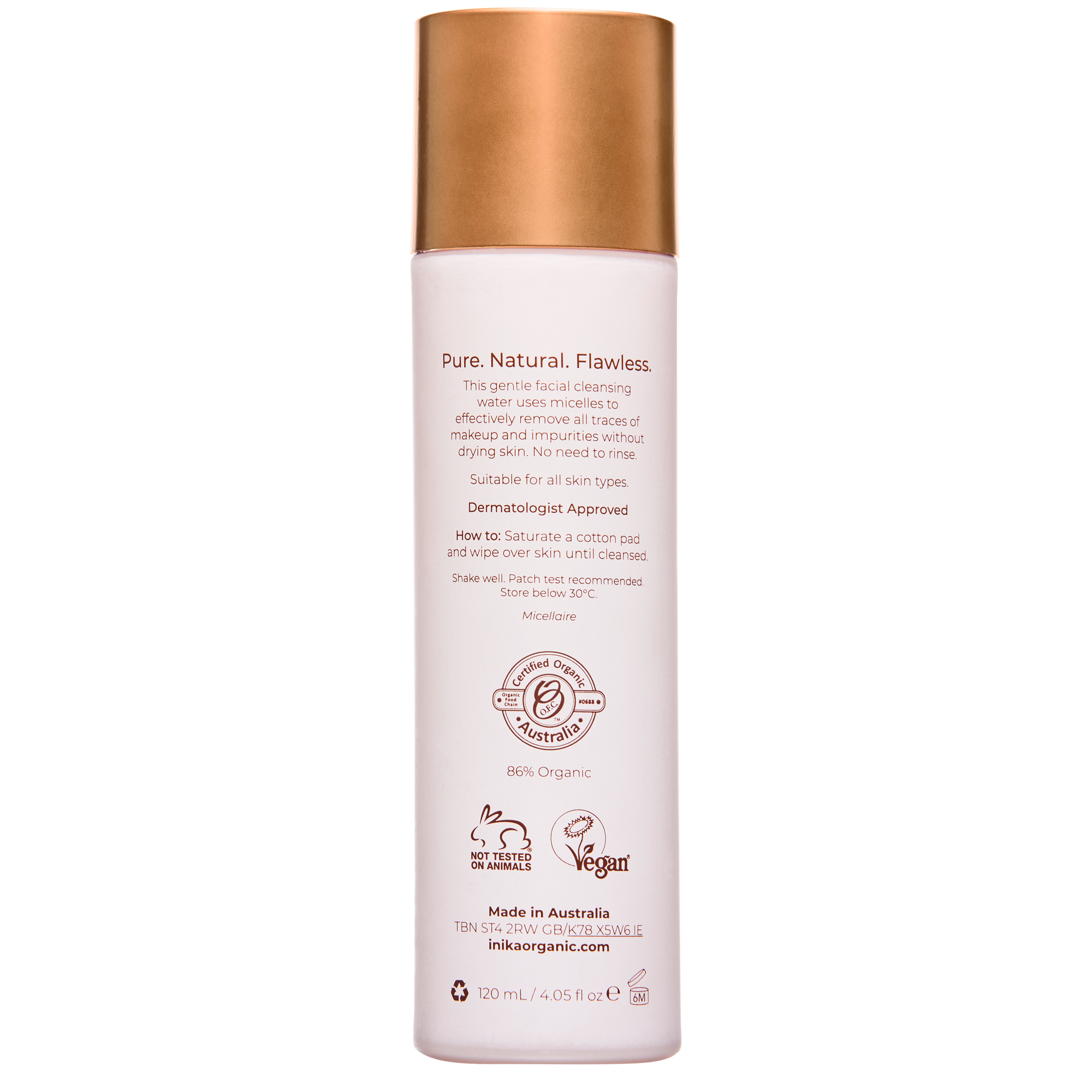 Phyto-Active Rosewater Micellar 120 ml - INIKA rek utpris 449kr - 5