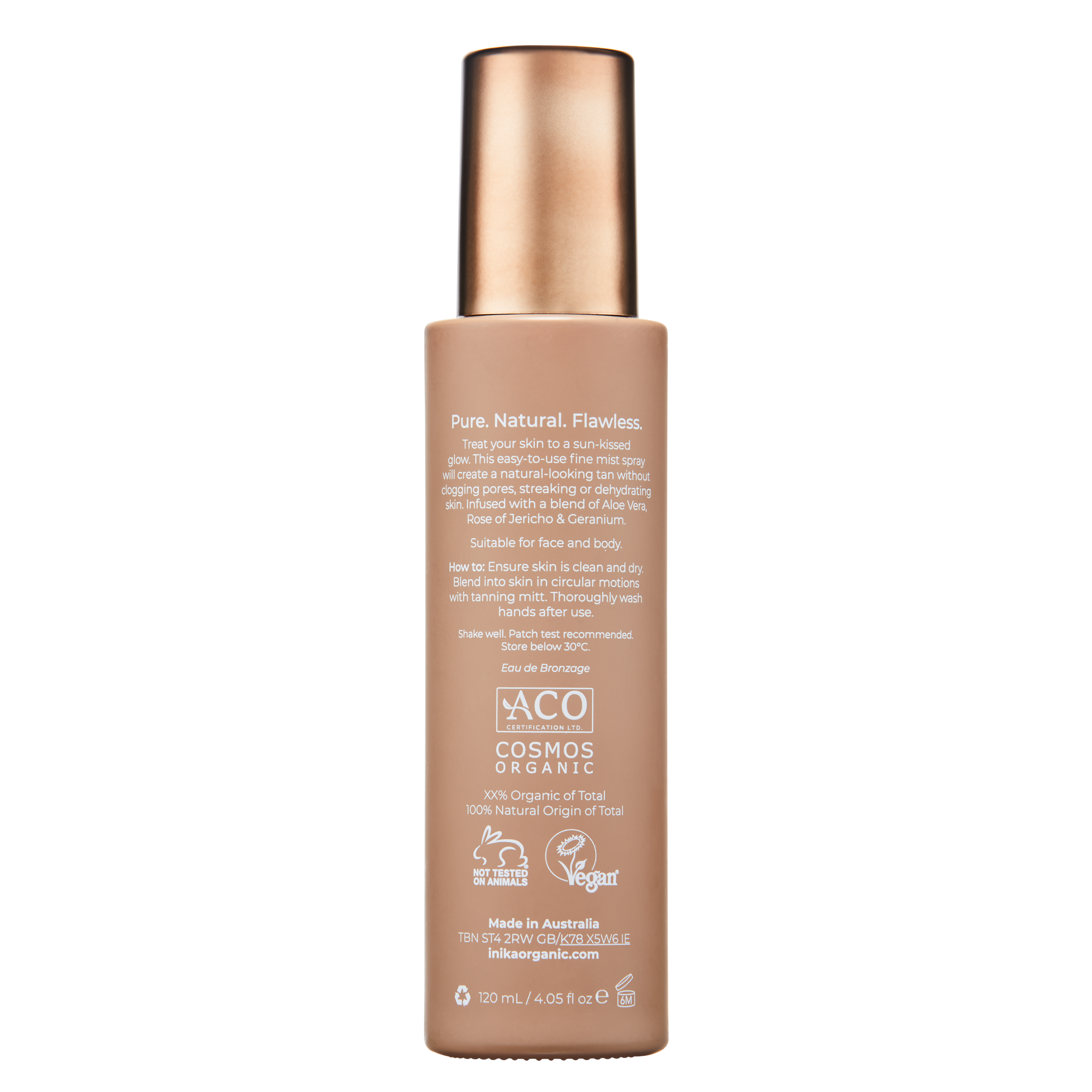 Natural Tanning Mist 120 ml - INIKA - 3