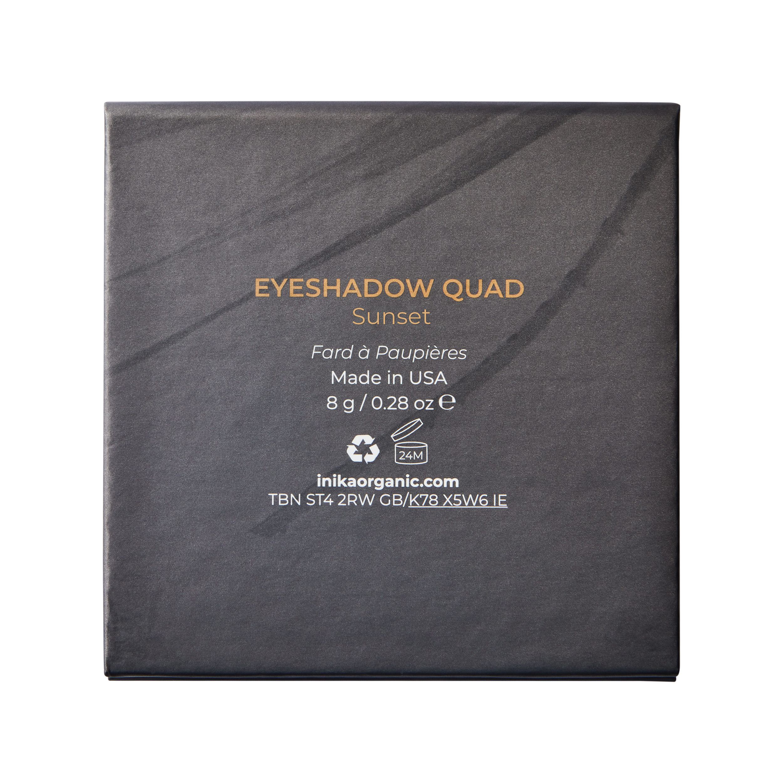 Eyeshadow Quad - Sunset Palett - INIKA - 3