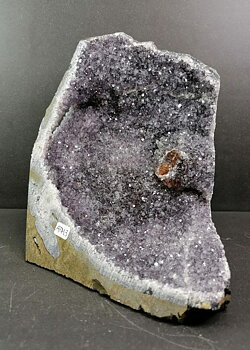 Ametist Geode med platt botten - ATM3