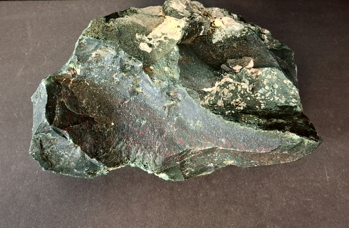Heliotrop Blod Jaspis , Rå sten   4,3kilo - 2
