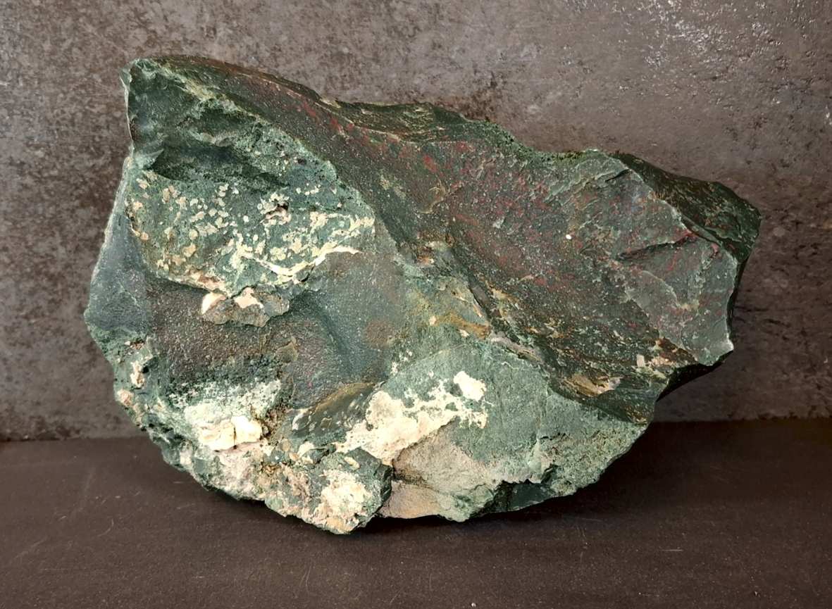 Heliotrop Blod Jaspis , Rå sten   4,3kilo