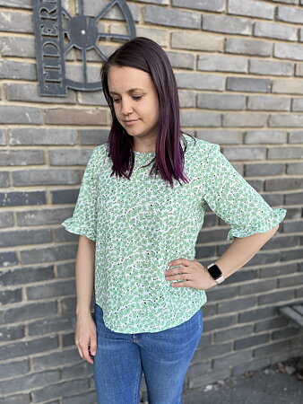 Only - Holly Frill Top Meadow