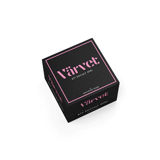 Värvet -Spel i liten bekväm ask - 3
