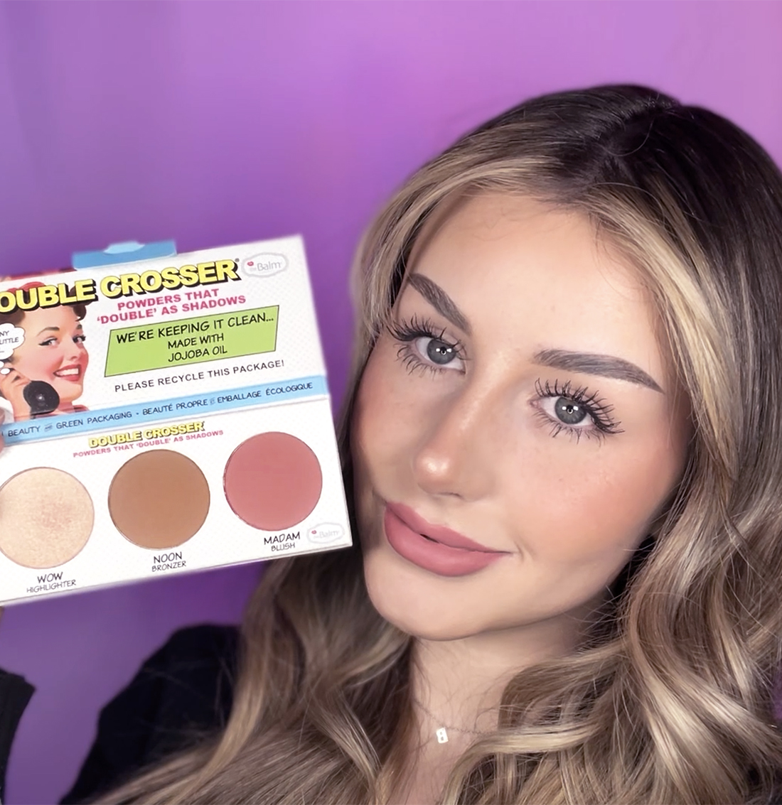 Double Crosser (Highlighter, Bronzer & Blush Palette) theBalm