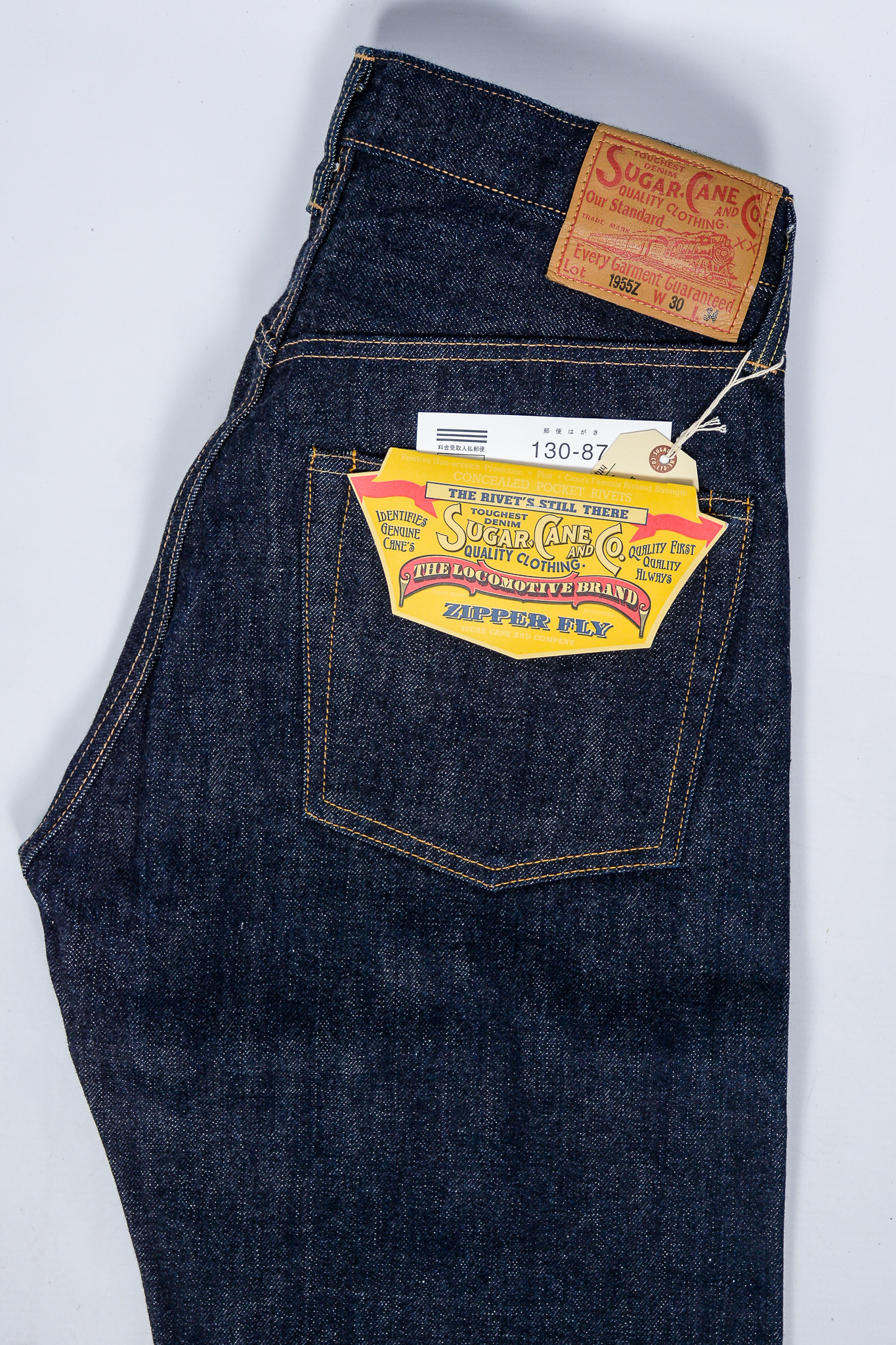 Sugar Cane - 1955Z Model One Wash Jeans - Göteborg Manufaktur