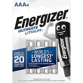 Batteri Lithium AAA FR03 4p