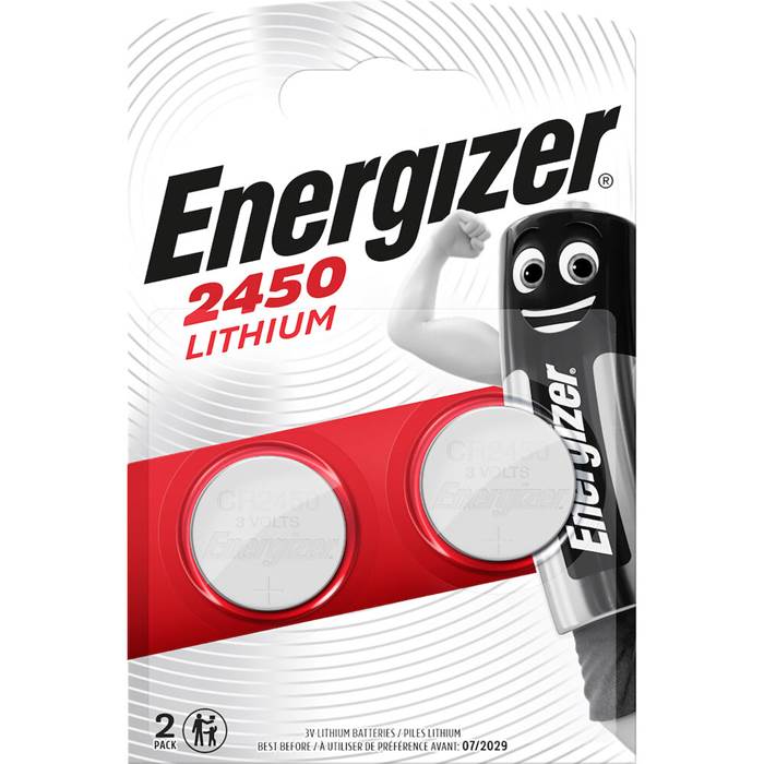 Batteri Lithium CR2450 2p