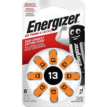 Hörapparatsbatteri Zink 13 8p