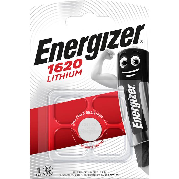 Batteri Lithium CR1620 1p