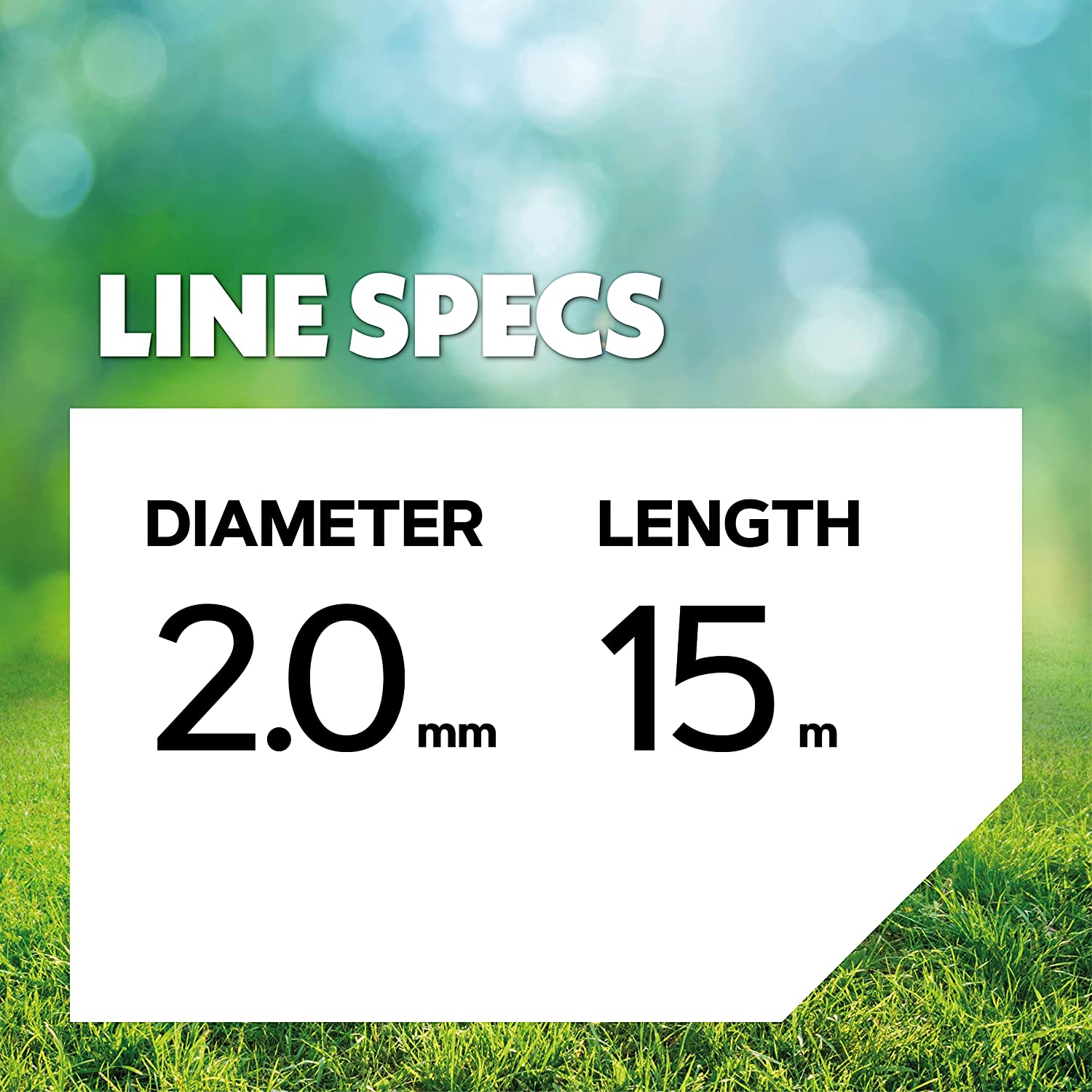 Trimmerin lanka 2,0 mm x 15 m Yellowline - 2