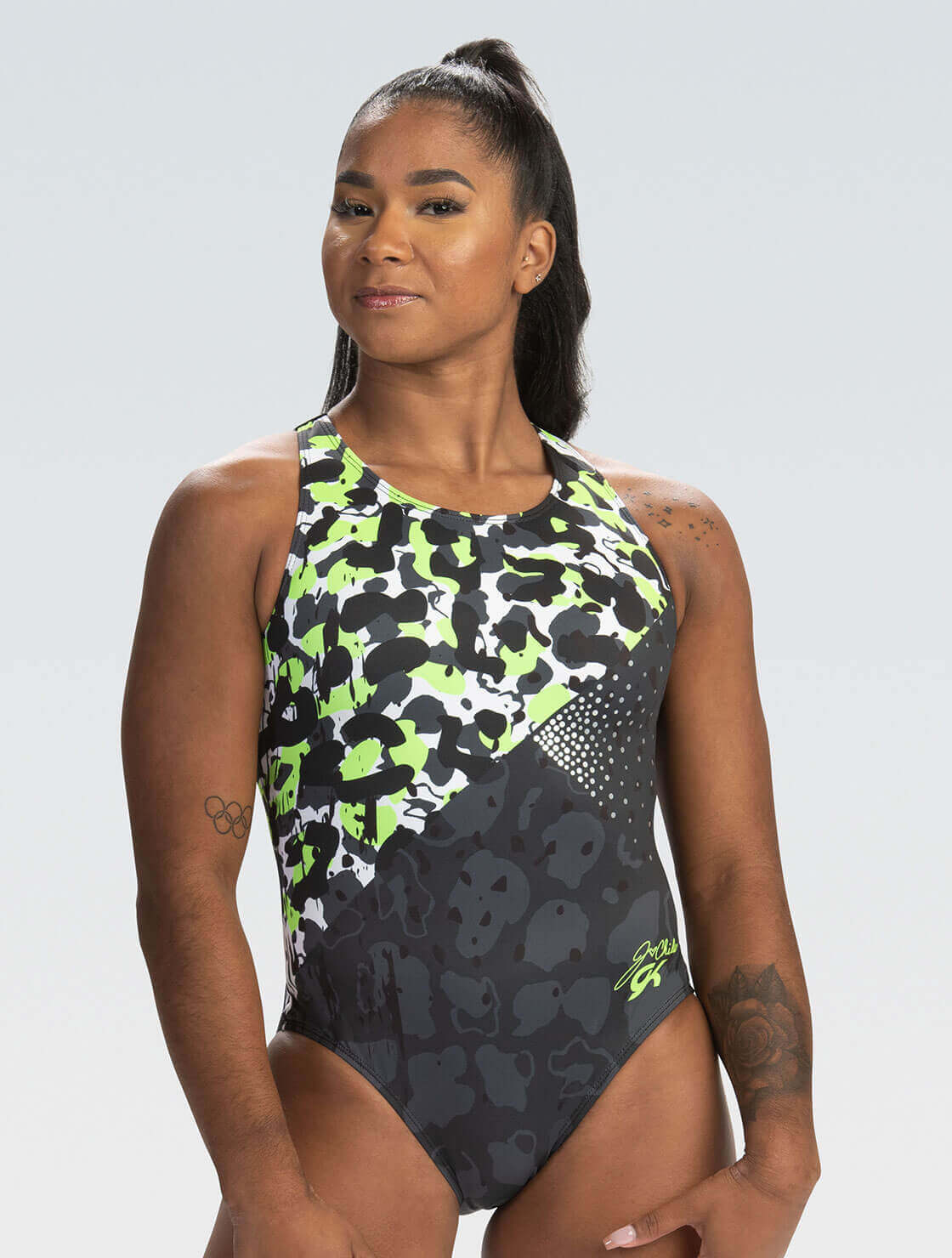 Jordan Chiles Work For It Workout Leotard Vv Sport Gymnastikk