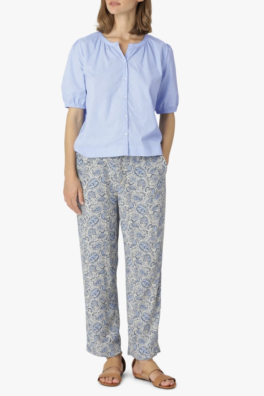 Noa Noa - Soft Moss Trousers Blue - 3
