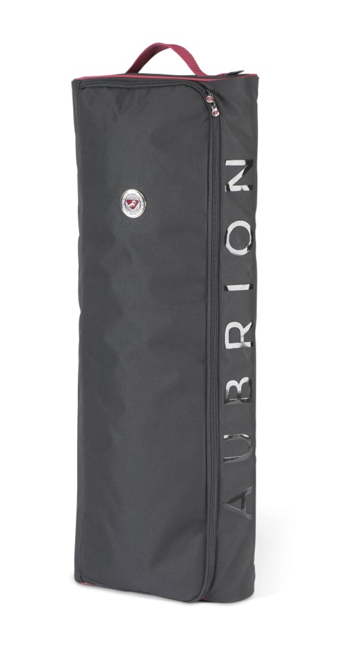 Aubrion Double Bridle Bag Tasche für Zaumzeug - Black/Berry