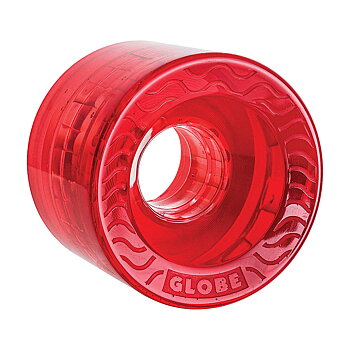 Globe Skateboardhjul - Retro Flex Cruiser Wheel Clear Red 83A 58mm