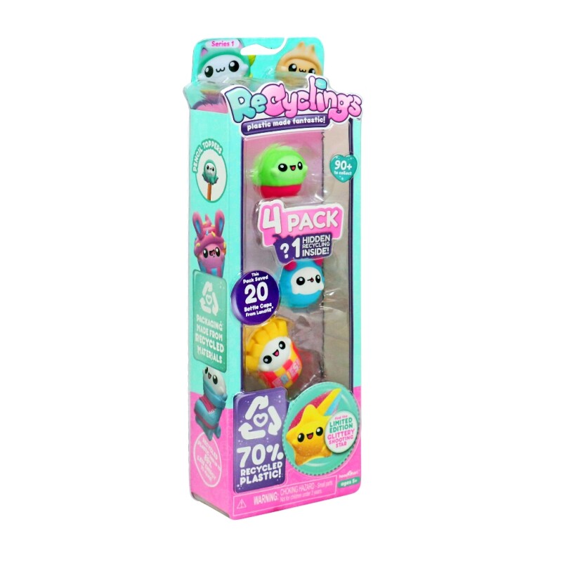 Recyclings S1 Flaskpaket 4-pack - 4