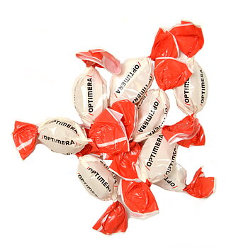 Karamell, chokladfylld mint, 2,5kg