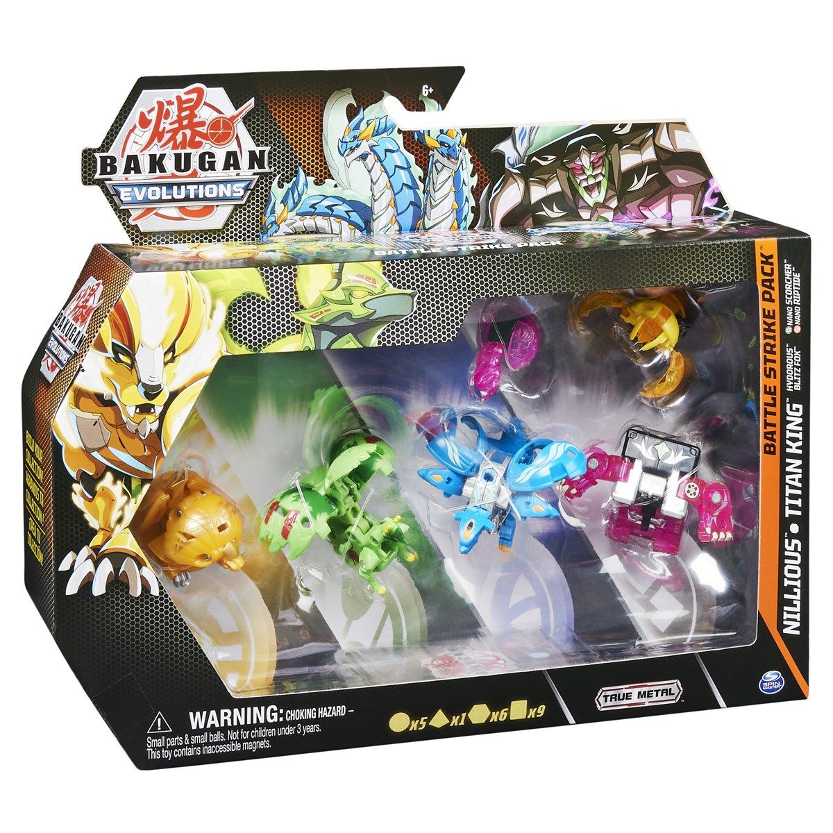 Bakugan Battle Strike Pack Nillious & Titan King - 2