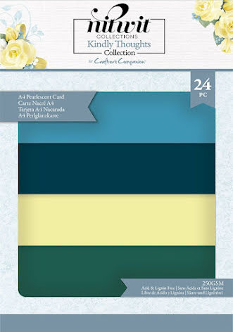 Nitwit 8.5X11 Luxury Pearlescent Card Pack - Kindly Thoughts