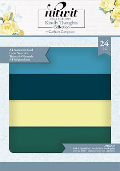 Nitwit 8.5X11 Luxury Pearlescent Card Pack - Kindly Thoughts