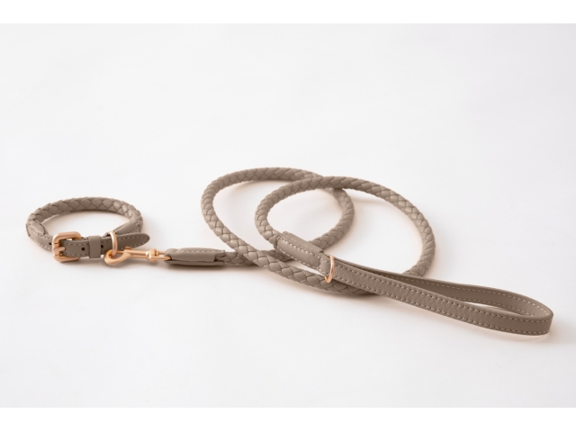 2.8 Ferdinando Taupe Leather Dog Leather  - 3