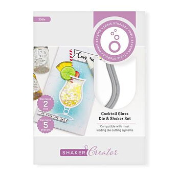 Tonic Studios Shaker Creator Die & Shaker Set - Cocktail