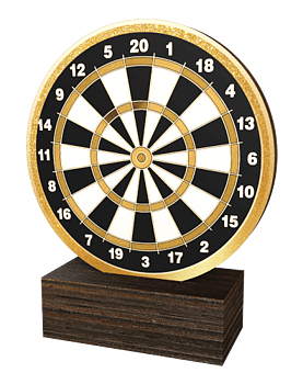 Statyett Dart trä