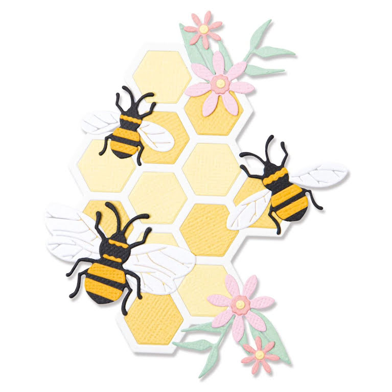 Sizzix - Thinlits Die Set - Bee Hive