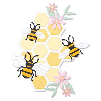 Sizzix - Thinlits Die Set - Bee Hive