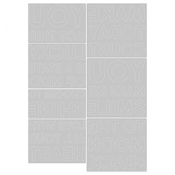 Tim Holtz Sizzix Thinlits Dies - Bold Text #2