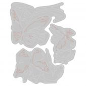 Tim Holtz Sizzix Thinlits Dies - Brushstroke Butterflies - 2