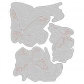 Tim Holtz Sizzix Thinlits Dies - Brushstroke Butterflies